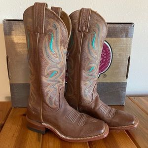 NWT Rare Genuine Leather Nocona Boots Made in the USA